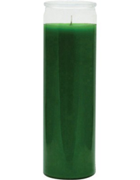 Unlabeled Green Vigil Candle