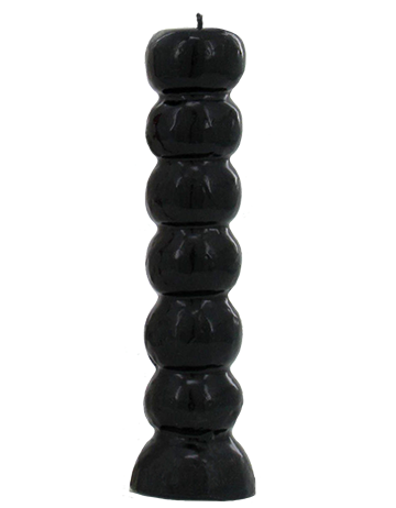 Seven Knob "Wishing" Candle // Black - Click image to close