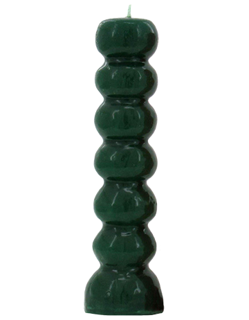 Seven Knob "Wishing" Candle // Green - Click image to close