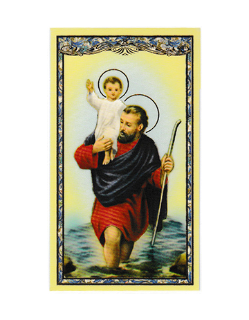 Saint Christopher Travel Protection Packet - Click image to close