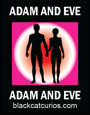 Adam And Eve Vigil Candle - Click image to close