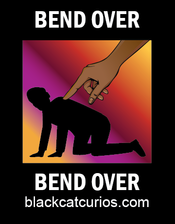 Bend Over Vigil Candle - Click image to close
