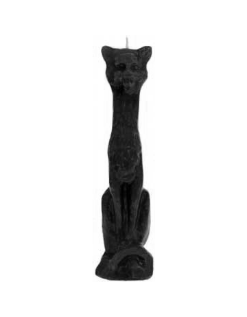 Black Cat Candle - Black - Click image to close