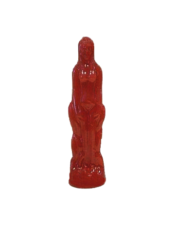 "Eve" (Nude Female) Candle - Red - Click image to close