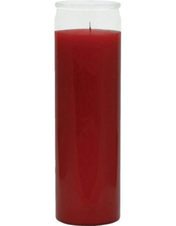 Unlabeled Red Vigil Candle - Click image to close