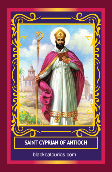 Saint Cyprian of Antioch Blessing Oil - Click image to close