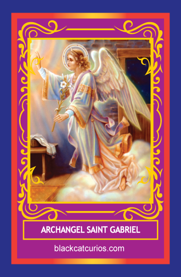 Archangel Saint Gabriel Blessing Oil - Click image to close