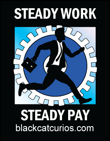 Steady Work, Steady Pay Vigil Candle - Click image to close