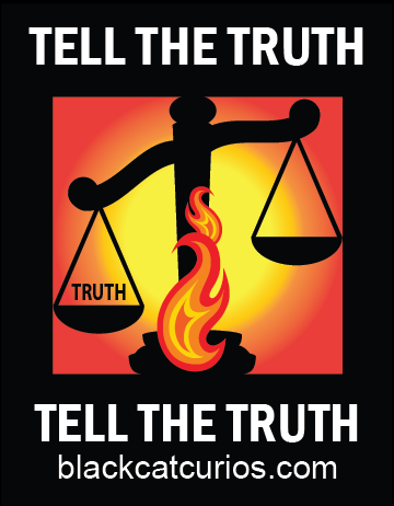 Tell The Truth Vigil Candle - Click image to close