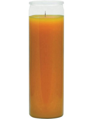 Unlabeled Yellow Vigil Candle - Click image to close