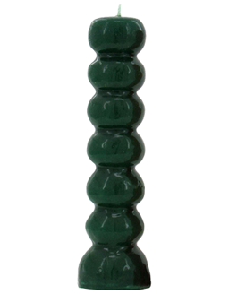 Seven Knob "Wishing" Candle // Green