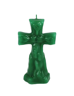 Cross Candle - Green