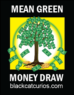 Mean Green Money Magnet Vigil Candle