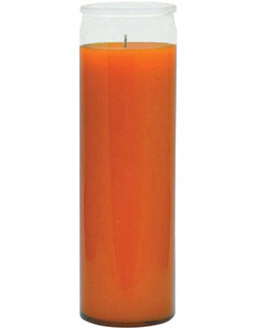 Unlabeled Orange Vigil Candle