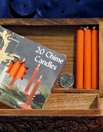 Orange Mini Offertory/Chime Candle - 20 Pack