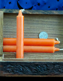 Orange Household Offertory Candle