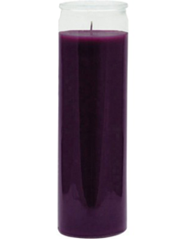 Unlabeled Purple Vigil Candle