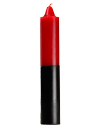 Red/Black Double-Action Jumbo Candle