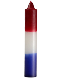 Red/White/Blue Triple-Action Jumbo Candle